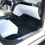 3D MAXpider Kagu floor liners in Tesla S Passenger Side