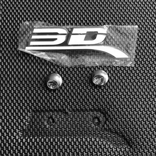 How to remove 3D emblem with pliers