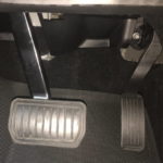 Kagu Floor mats in Tesla S pedal area