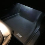 Kagu floor liners in 2016 Tesla Model S passenger side