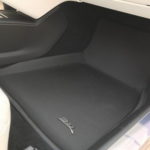 Kagu floor liners in Tesla S Passenger Side
