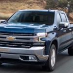 Chevy Silverado on a road