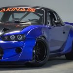 Mazda Miata with a body kit